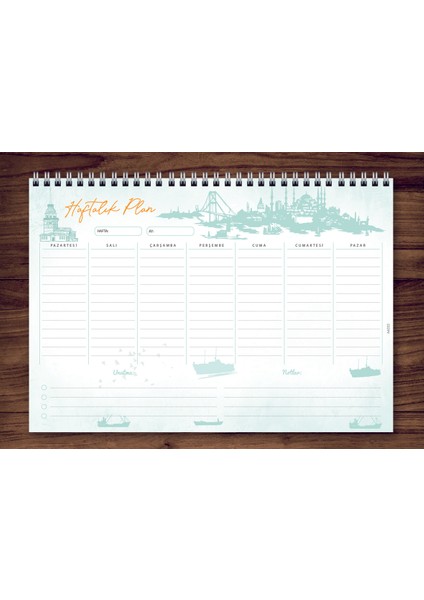 Express Planner A4 Haftalık Planlayıcı Istanbul 2