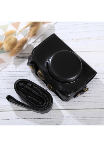 Canon Powershot SX730 Hs Için Tam Vücut Deri Kılıf Çanta Kahve (Yurt Dışından)