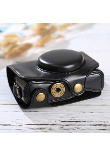 Canon Powershot SX730 Hs Için Tam Vücut Deri Kılıf Çanta Kahve (Yurt Dışından)
