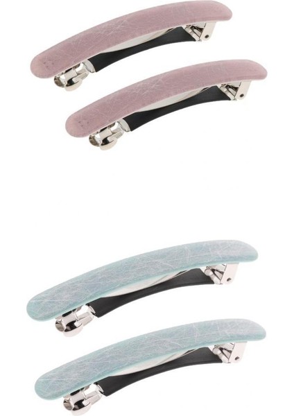 4pcs Saç Klipleri Bahar Barrette Fransa At Kuyruğu Tutucu Saç Tutamakları (Yurt Dışından)