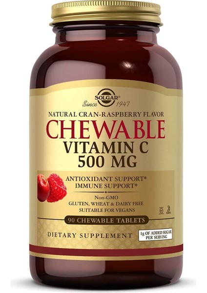 Gar Vitamin C 500 Mg Chewable 90 Tablet