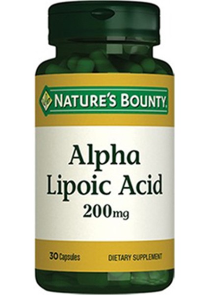 Ocean Alpha Lipoic Acid 200 Mg 30 Kapsül (NBY101)