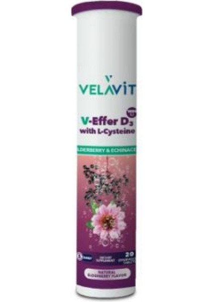 V-Effer D3 With L-Cysteine 20 Efervesan Tablet (VLT101)
