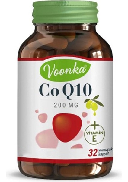COQ10 200 Mg 32 Kapsül Antioksidan