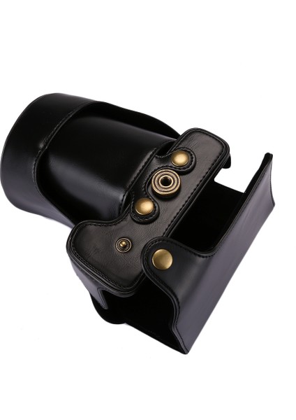 Sony A7 Iı / A7R Iı / A7S Iı Için Kayışlı Tam Vücut Kamera Pu Kılıf Çanta Siyah (Yurt Dışından) fiyatları