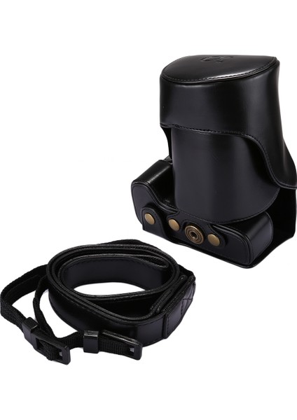 Sony A7 Iı / A7R Iı / A7S Iı Için Kayışlı Tam Vücut Kamera Pu Kılıf Çanta Siyah (Yurt Dışından) fırsatları