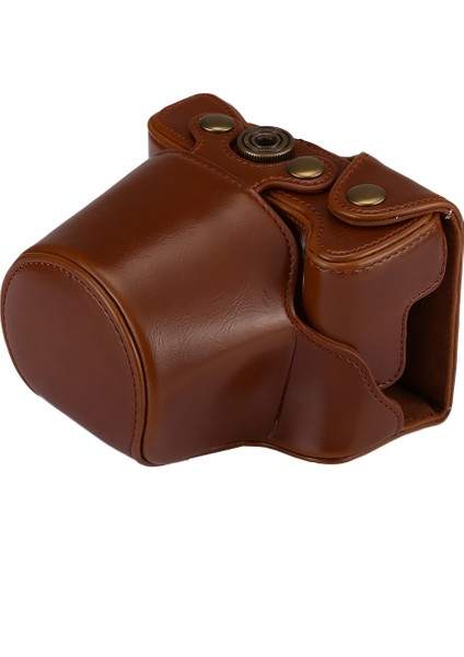 Canon Eos M6 Için Kayışlı Tam Vücut Kamera Pu Deri Kılıf Çanta Siyah (Yurt Dışından) fiyatları