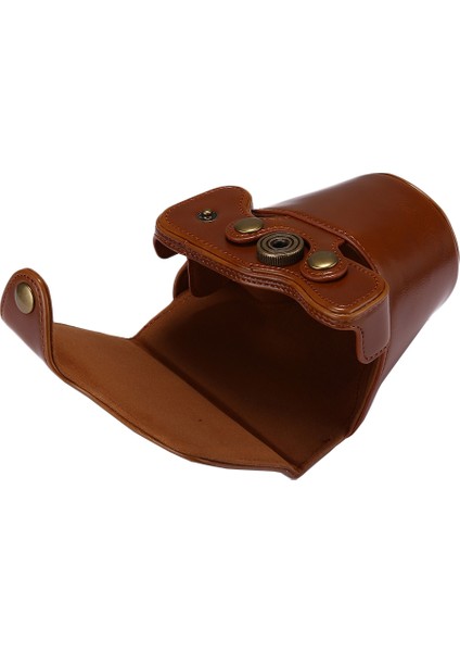 Canon Eos M6 Için Kayışlı Tam Vücut Kamera Pu Deri Kılıf Çanta Siyah (Yurt Dışından) modelleri