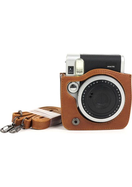 Fujıfılm Instax Mini 90 Kamera Için Pu Deri Kamera Çantası Siyah (Yurt Dışından) fırsatları