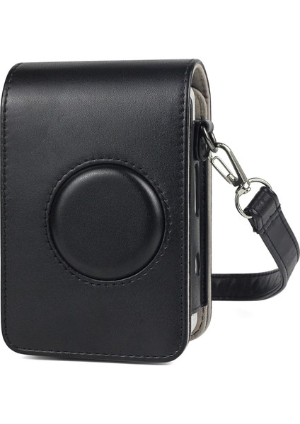 Fujıfılm Instax Mini Liplay Için Tam Vücut Deri Kılıf Çanta Siyah (Yurt Dışından)