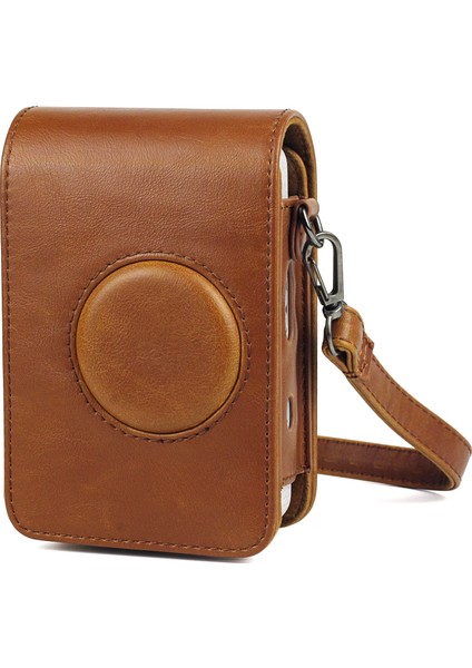 Fujıfılm Instax Mini Liplay Için Tam Vücut Deri Kılıf Çanta Siyah (Yurt Dışından)