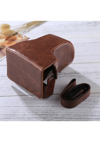 Fujıfılm X-E3 18-55MM Lens Için Tam Vücut Deri Kılıf Çanta Siyah (Yurt Dışından) modelleri