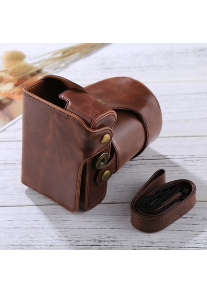 Fujıfılm X-E3 18-55MM Lens Için Tam Vücut Deri Kılıf Çanta Siyah (Yurt Dışından) fırsatları