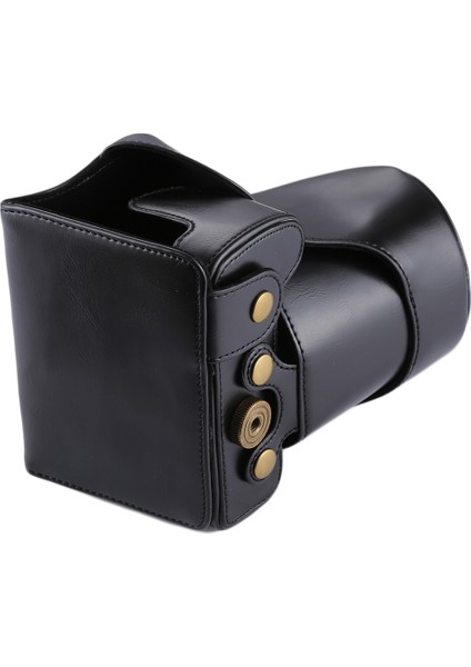 Canon Eos 200D Için Tam Vücut Kamera Pu Kılıf Çanta Siyah (Yurt Dışından) modelleri