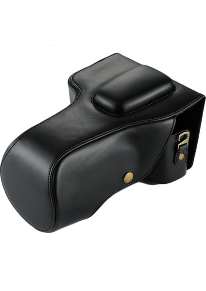 Canon Eos 760D / 750D Için Tam Vücut Kamera Pu Kılıf Çanta Siyah (Yurt Dışından)