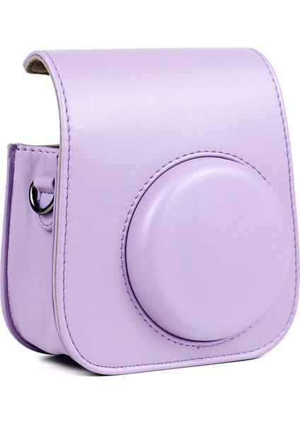 Fujıfılm Instax Mini 11 Için Deri Kamera Çantası Mor (Yurt Dışından) modelleri