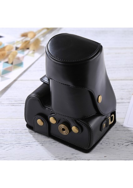 Nikon D3200 / D3300 Için Tam Vücut Deri Kılıf Çanta Siyah (Yurt Dışından) fırsatları