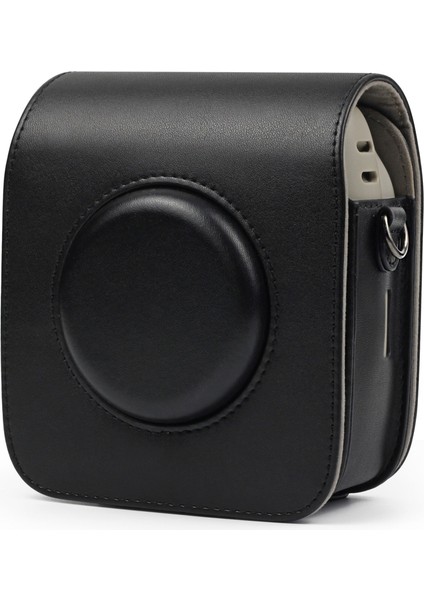 Fujifilm Instax Square SQ20 Için Tam Vücut Deri Kılıf Çanta Beyaz (Yurt Dışından)