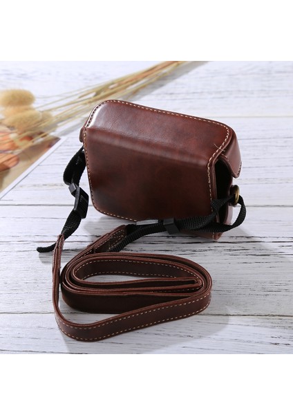 Sony RX100 M3 / M4 / M5 Için Tam Vücut Deri Kılıf Çanta Siyah (Yurt Dışından) modelleri