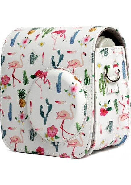 Fujıfılm Instax Mini 7s Için Flamingo Kaktüs Pu Çanta Renkli (Yurt Dışından) fiyatları
