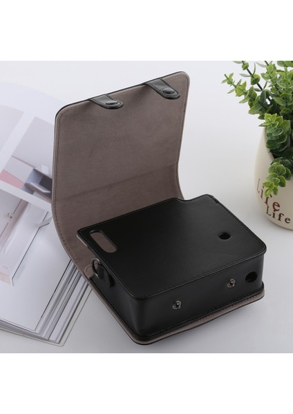 Fujıfılm Instax Square Sq6 Için Tam Vücut Deri Kılıf Çanta Siyah (Yurt Dışından)