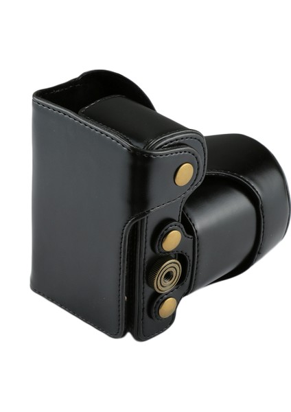 Sony Nex 7 / F3 (18-55MM Lens) Için Kayışlı Tam Vücut Kamera Pu Kılıf Çanta Siyah (Yurt Dışından) modelleri