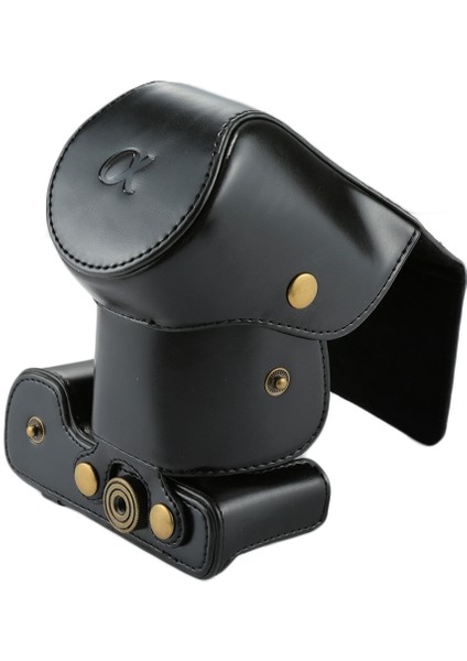 Sony Nex 7 / F3 (18-55MM Lens) Için Kayışlı Tam Vücut Kamera Pu Kılıf Çanta Siyah (Yurt Dışından) fırsatları