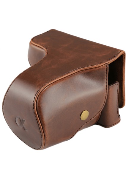 Sony Nex 7 / F3 (18-55MM Lens) Için Kayışlı Tam Vücut Kamera Pu Kılıf Çanta Siyah (Yurt Dışından)