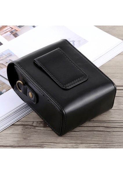 Canon G7X Iı / G9X Mark Iı Için Tam Vücut Deri Kılıf Çantasiyah (Yurt Dışından)