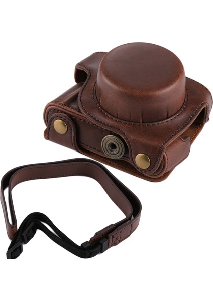 Panasonic Lumix Gf7 / Gf8 / Gf9 Için Kayışlı Pu Kamera Çantası Siyah (Yurt Dışından) fırsatları