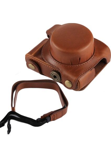 Panasonic Lumix Gf7 / Gf8 / Gf9 Için Kayışlı Pu Kamera Çantası Siyah (Yurt Dışından) fırsatları