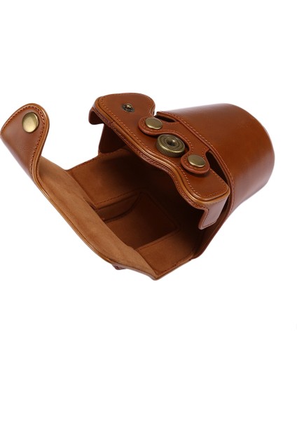 Canon Eos M5 Için Kayışlı Tam Vücut Kamera Pu Kılıf Çanta Siyah (Yurt Dışından) modelleri