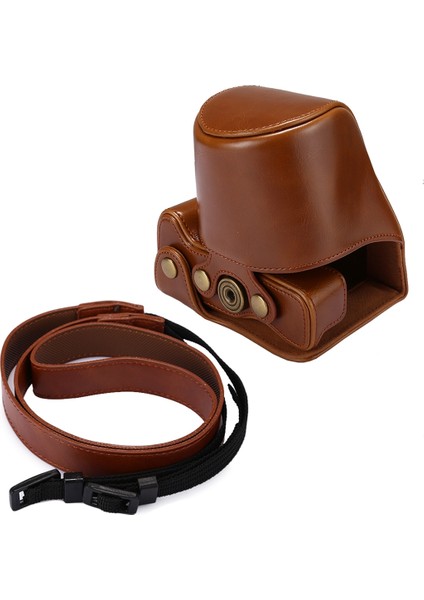 Canon Eos M5 Için Kayışlı Tam Vücut Kamera Pu Kılıf Çanta Siyah (Yurt Dışından) fırsatları