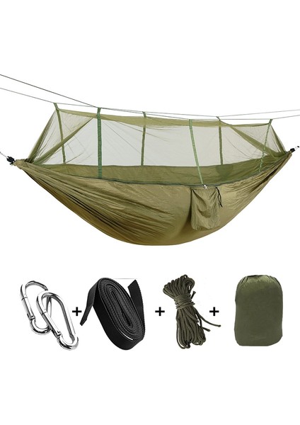 Açık Kamp Taşınabilir Çift Hamak, 260 x 140 cm (Yurt Dışından)