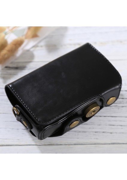 Canon Powershot SX730 Hs Için Tam Vücut Deri Kılıf Çanta Kahve (Yurt Dışından)