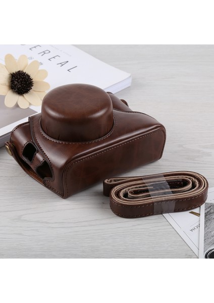 Fujifilm X100F Için Tam Vücut Deri Kılıf Çanta Siyah (Yurt Dışından) fırsatları