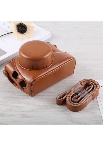 Fujifilm X100F Için Tam Vücut Deri Kılıf Çanta Siyah (Yurt Dışından) fırsatları