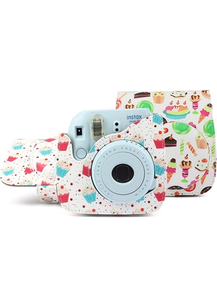 Ykd Store Fujıfılm Instax Mini 9 / Mini 8+ Için Pu Deri Çanta Çanta Dondurma Keki (Yurt Dışından) fiyatları