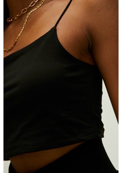 Kadın Siyah Atlet Vınyasa Tank Top modelleri