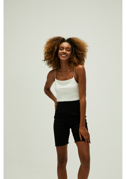 Kadın Kırık Beyaz Atlet Vınyasa Tank Top