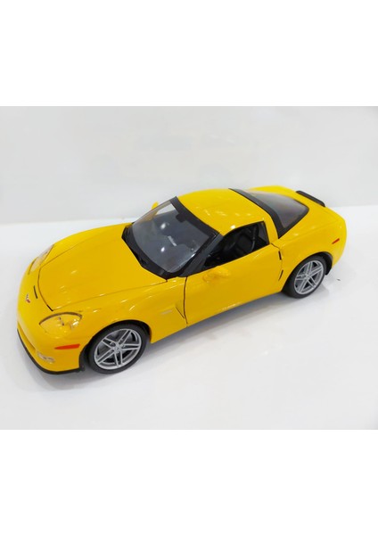 Chevrolet Corvette 2007 Model 1/24 Ölçek Diecast Model Araba