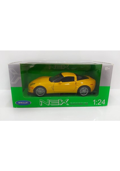 Chevrolet Corvette 2007 Model 1/24 Ölçek Diecast Model Araba indirimleri