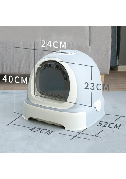 Çift Katmanlı Deodorizan Evcil Hayvan Tuvalet Malzemeleri Çöp Kutusu (Yurt Dışından)