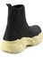 Siyah Yeşil Triko Kadın Sneaker K01122000482 5