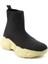Siyah Yeşil Triko Kadın Sneaker K01122000482 4