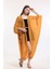 Şifon Plaj Kimono | ELB33597 Noktalı Sarı 4