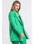 Içi Astarlı Hürrem Kumaş Blazer Ceket | CKT34236 Yesıl 2