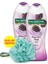 Body Butter Böğürtlen Keyfi Banyo ve Duş Jeli 500 ml x 2 Adet + Duş Lifi 2