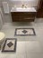 Losarina 2'Li Lateks Kaymaz Taban Su Geçirmez Banyo Paspas Takımı (60x100 - 60x50) 3