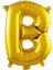 B Harf Folyo Gold Balon 36 cm 16 Inc 1